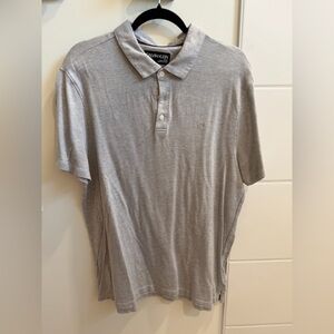 Calvin Klein Light Gray Polo Shirt for Men